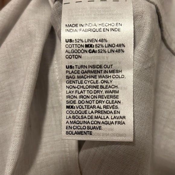 Chico’s Linen Tunic, Size 1 - Picture 9 of 9